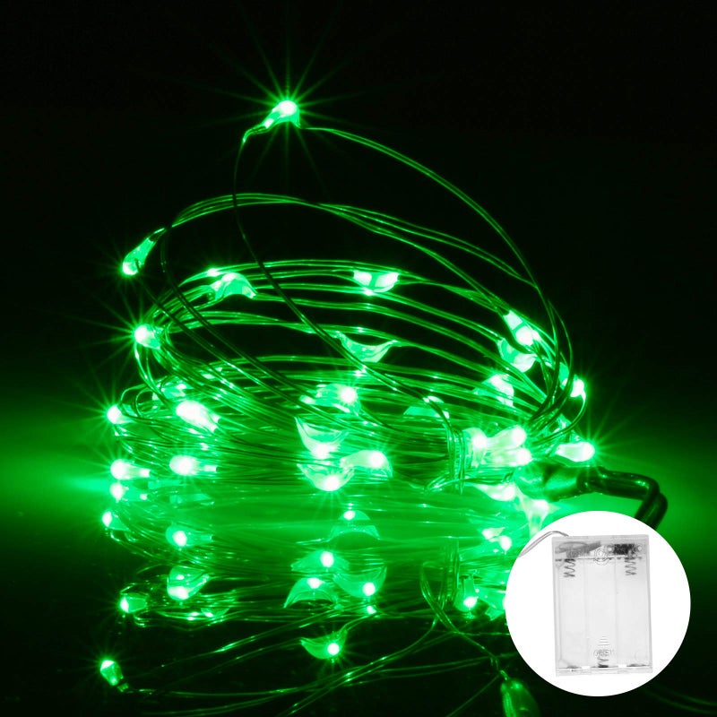 XINKAITE Waterproof LED Fairy String Lights - Starry DIY Decoration for Indoor & Outdoor Parties, Christmas, Holidays (10FT/3Meters, Green) - Image 2